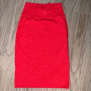 Chic Red Pencil Skirt for Women